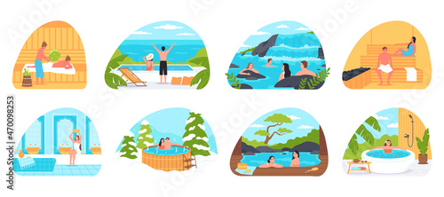 Relaxing Bathing Thermal Waters Set