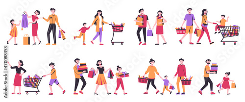 Shopping Color Icon Set