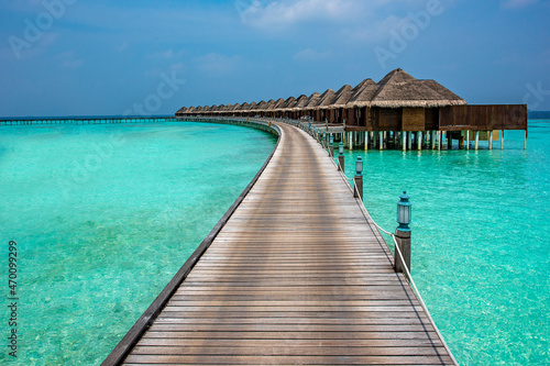 Fototapeta Naklejka Na Ścianę i Meble -  Maldives Islands Ocean Tropical Beach