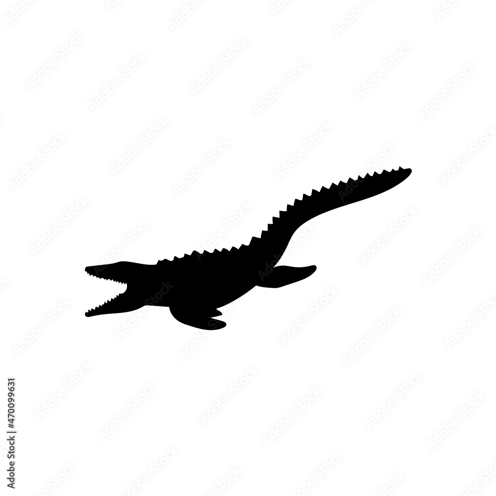 Fototapeta premium Dinosaur silhouette