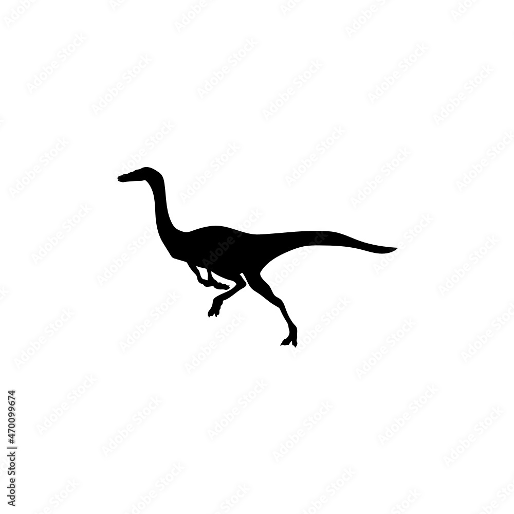 Fototapeta premium Dinosaur silhouette