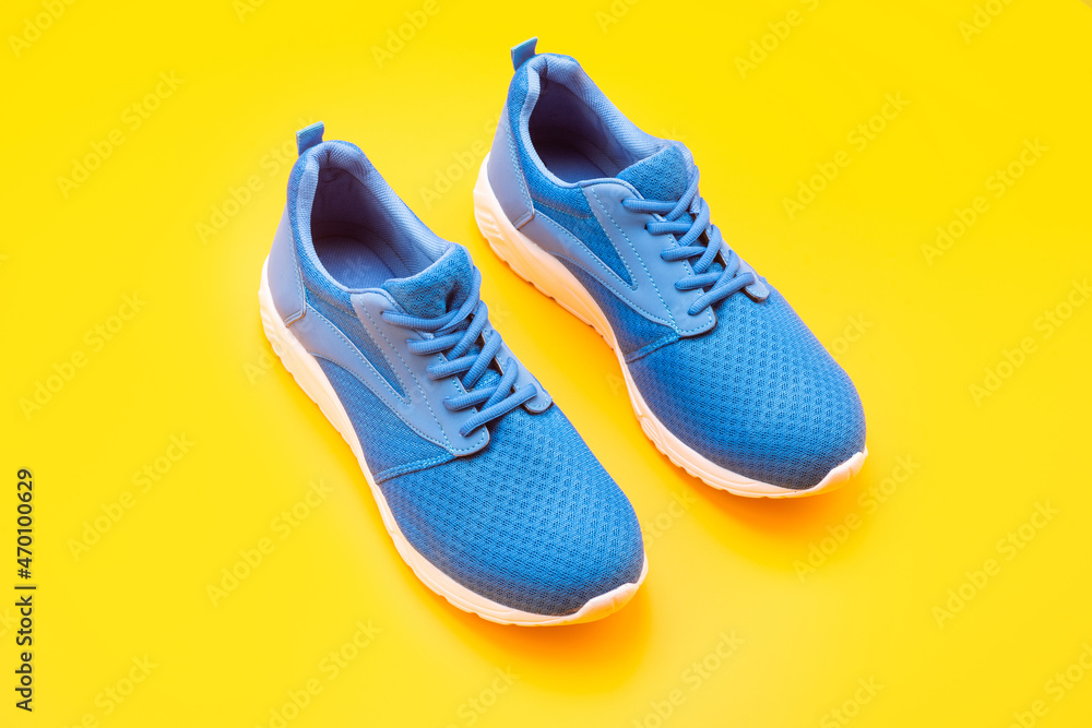 shopping concept. footwear for training. athletic footgear for running. pair of sport shoes shopping concept. footwear for training. athletic footgear for running. pair of sport shoes
