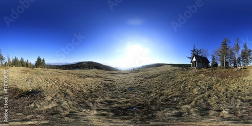 Beskind Mountains in winter HDRI Panorama © Ruchacz