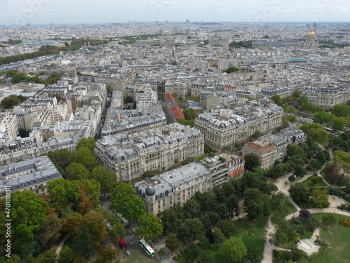 高台から見える街並み Cityscape of Paris
