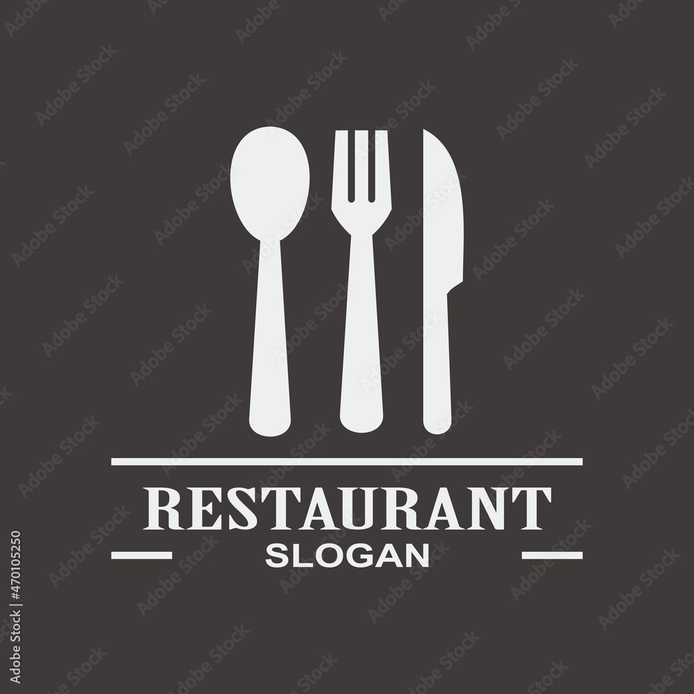 restaurant icon logo illustration symbol restaurant icon logo illustration symbol