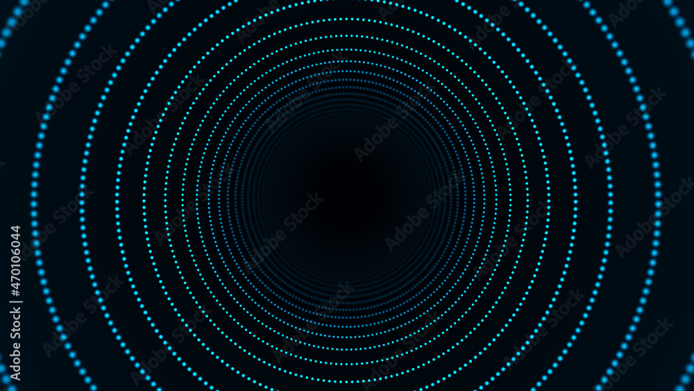 Abstract tunnel. 3D wormhole or vortex. Grid. 3d rendering Abstract tunnel. 3D wormhole or vortex. Grid. 3d rendering