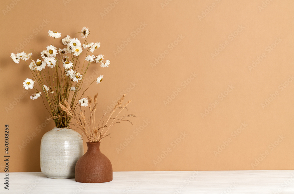 Background with beautiful floral composition