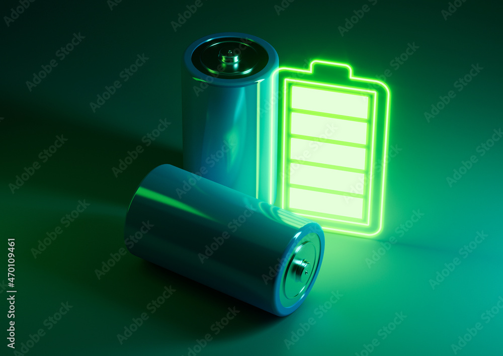 Two fully charged blue batteries Two fully charged blue batteries