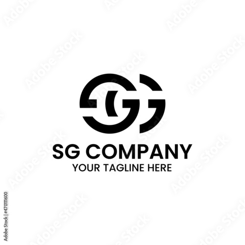 Letter S and G monogram logo vector, simple and modern, suitable for any business.