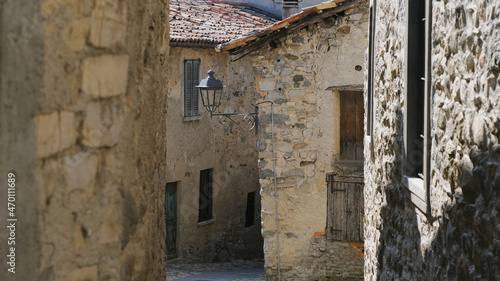 Il centro storico di Caglio in provincia di Como, Lombardia, Italia.