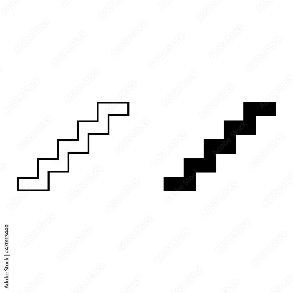 stairs vector icon stairs vector icon