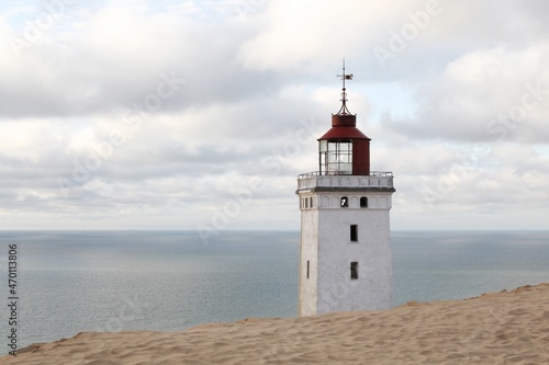 Rubjerg knude lighthouse in Denmark photo