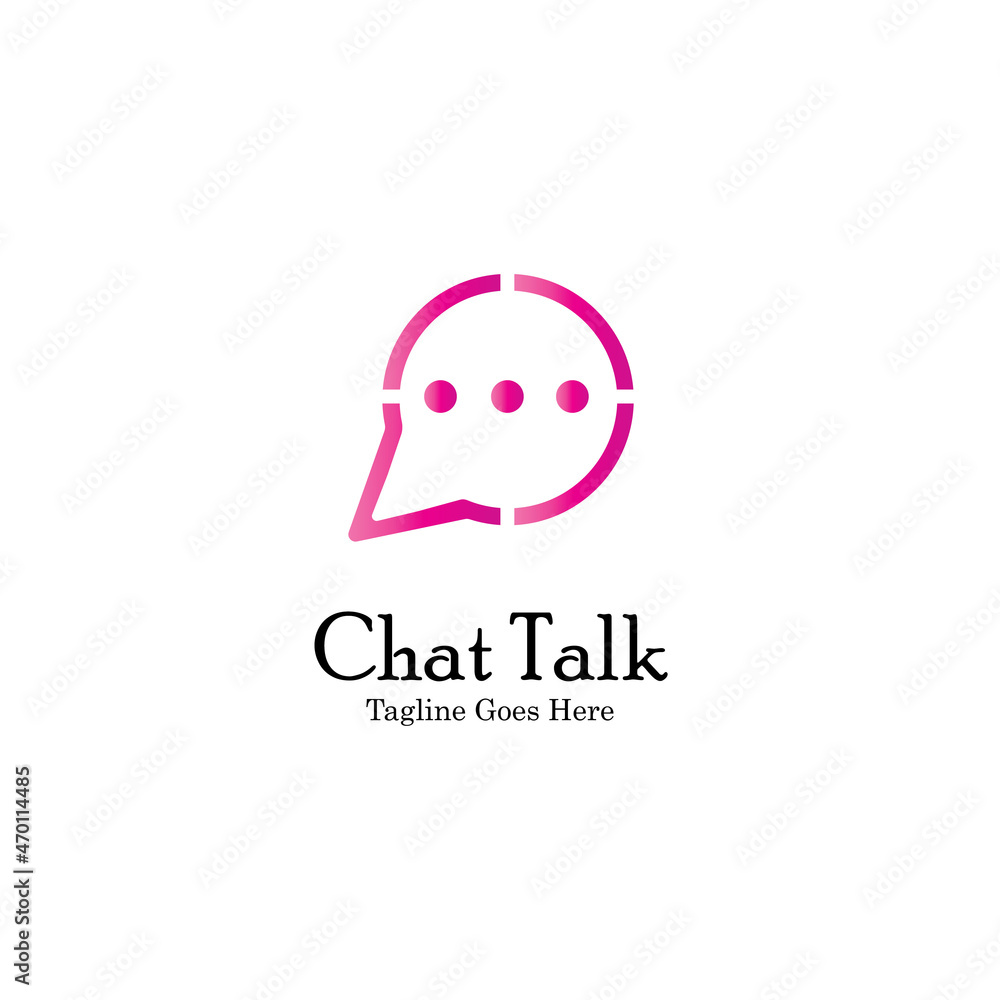 Abstract chat app logo design. Icon chat Dialogue and discussion vector illustration Abstract chat app logo design. Icon chat Dialogue and discussion vector illustration