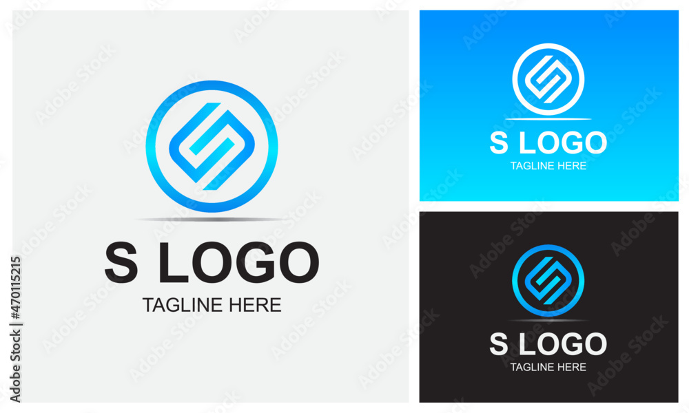 S Letter Logo Design Template.