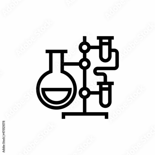 LABORATORY icon in vector. Logotype