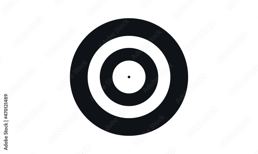 Target icon on white background Target icon on white background