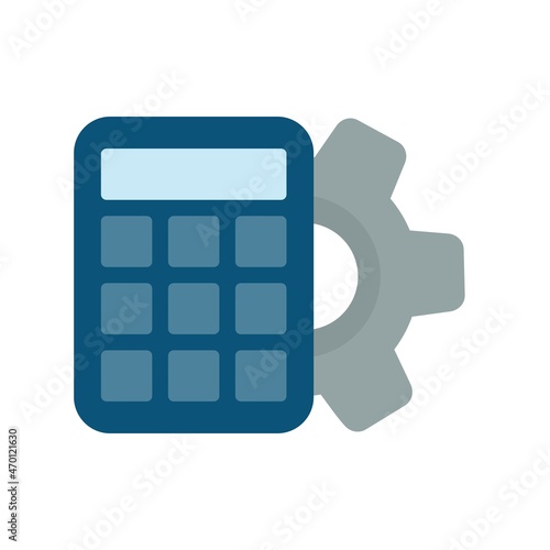 Calculator Flat Vector Icon Design