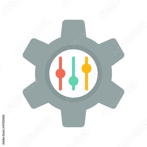 Control Flat Vector Icon Design