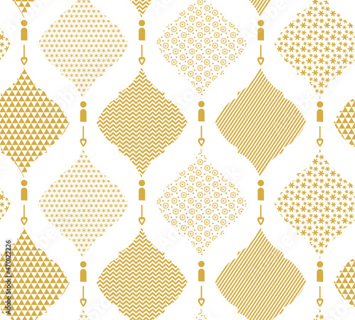 Arabesque xmas ornament sea...