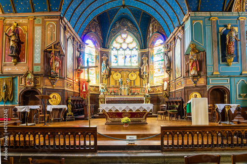 Frankreich, Bretagne, Finistere, Halbinsel Crozon, Kirche Saint-Saveur du Faou