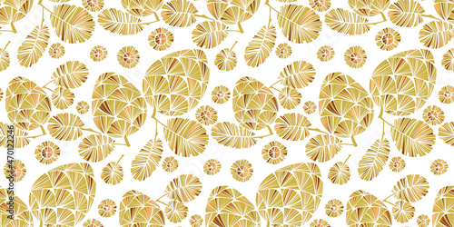 Luxury xmas pine cone seaml...