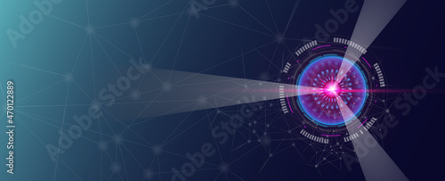 HUD metaverse by virtual data with artificial intelligence analyst of future technology