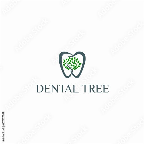 dental tree logo, dental logo, health logo, medical logo