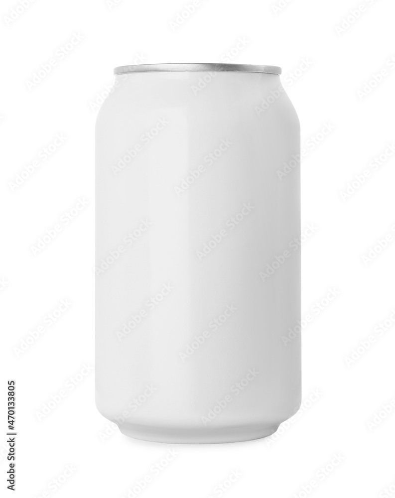 Can of energy drink isolated on white. Mockup for design Can of energy drink isolated on white. Mockup for design