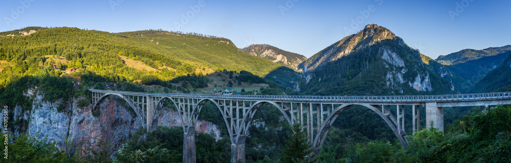 The Tara Bridge is a concrete arch bridge over the Tara River in northern Montenegro.