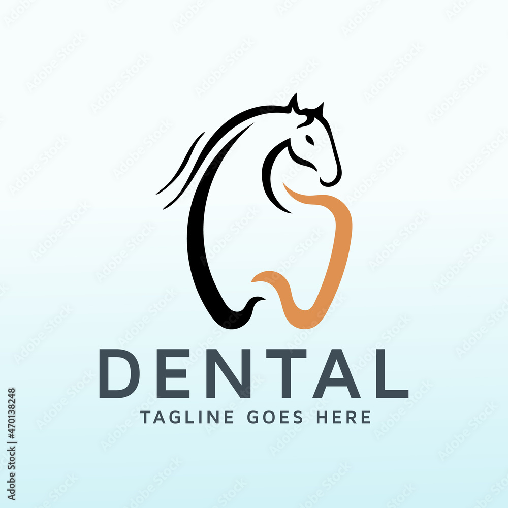 Create unique & abstract logo for Versailles Family Dentistry horse icon Create unique & abstract logo for Versailles Family Dentistry horse icon