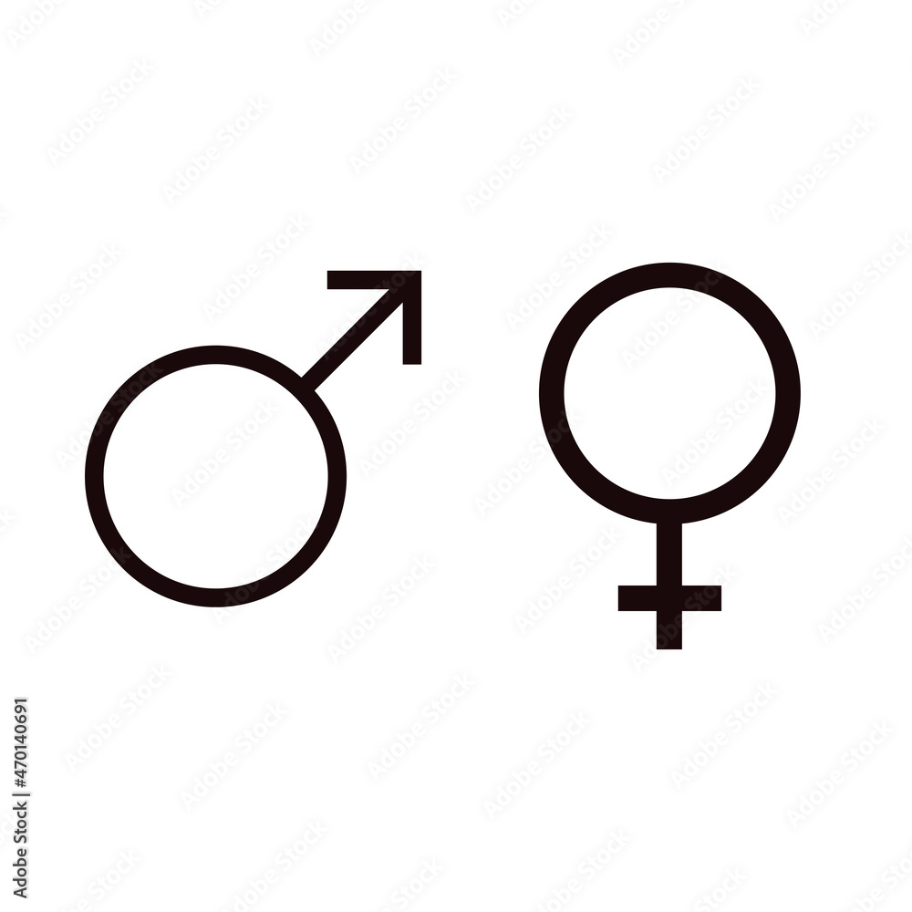male and female symbols male and female symbols