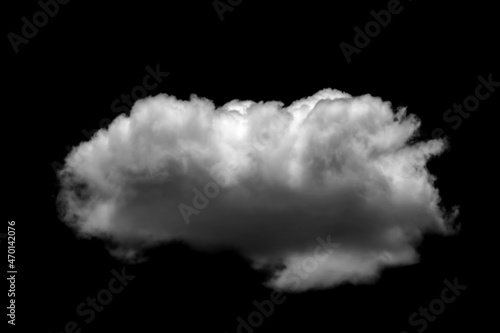 Collections of separate white clouds on a black background have real clouds. White cloud isolated on a black background realistic cloud. white fluffy cumulus cloud isolated cutout on black background.