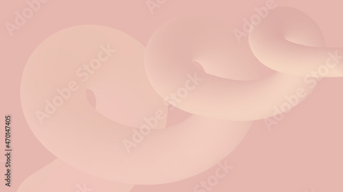 Abstract drawing with a volumetric wave. Background.