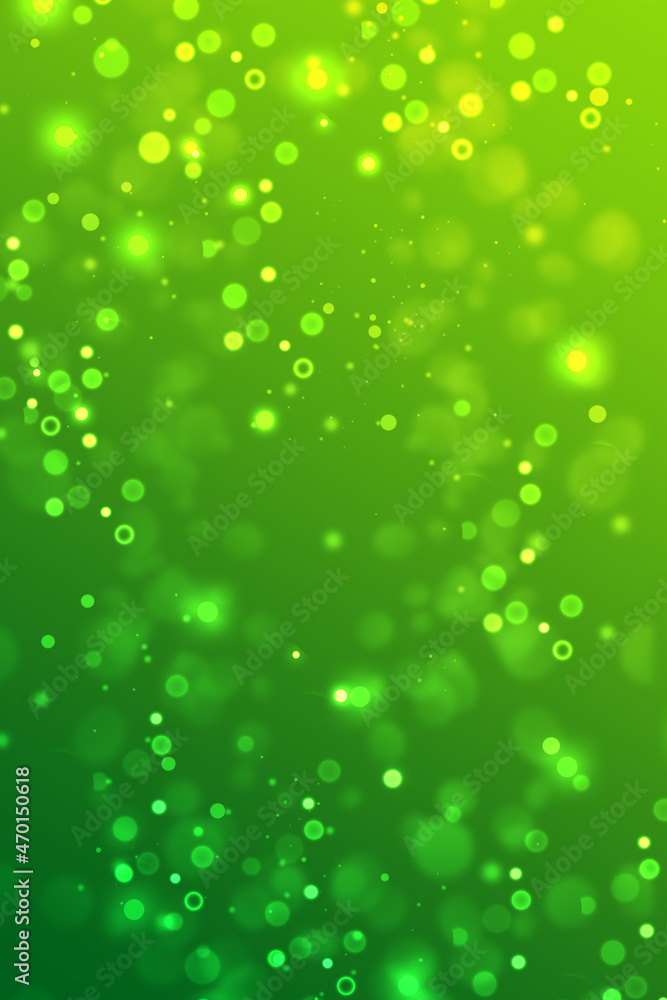 background with bokeh, abstract green background for design. green background with lights.