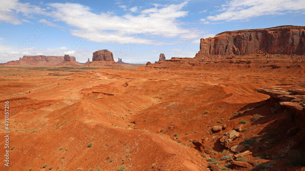 View at Monument Valley from John Ford Point, Utah