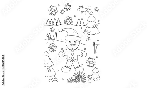 Christmas coloring pages for kids 