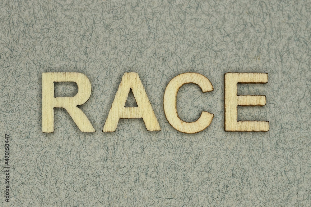 text on word race from wooden letters on a gray background
text on word race from wooden letters on a gray background
