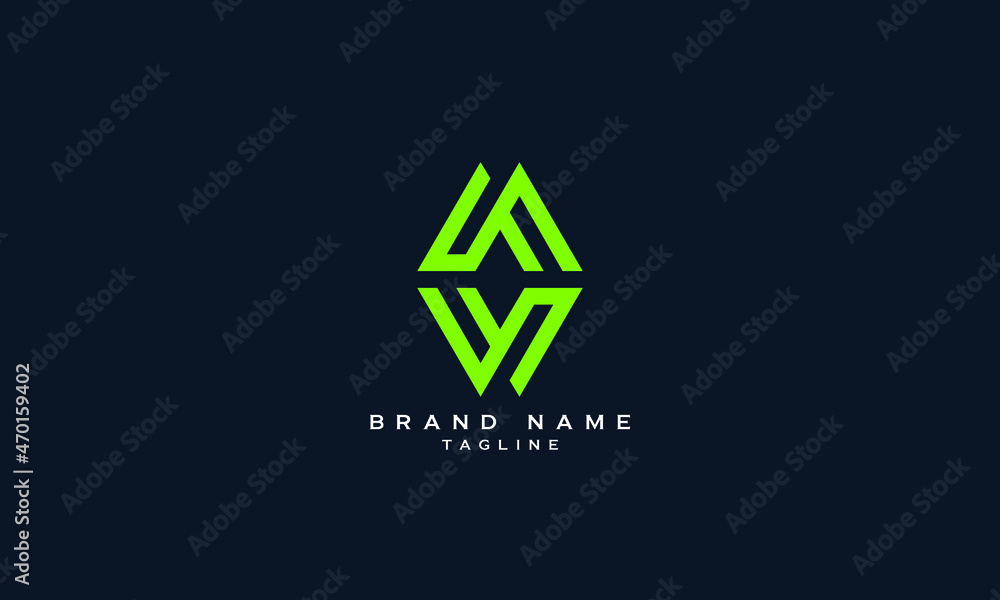 AI, IA, Abstract initial monogram letter alphabet logo design AI, IA, Abstract initial monogram letter alphabet logo design