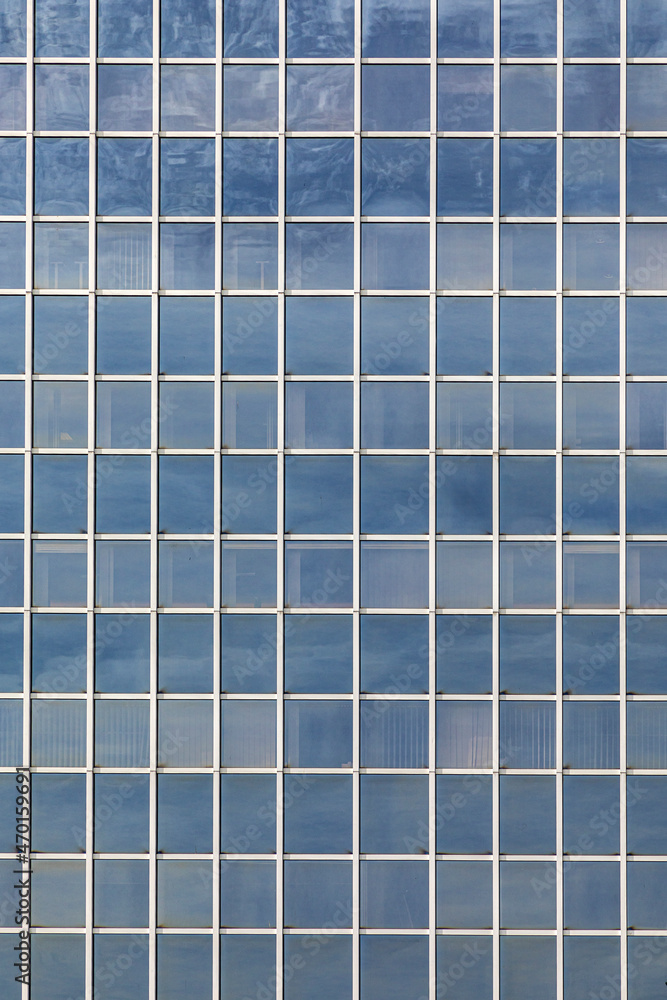 pattern of a facade of a skyscraper