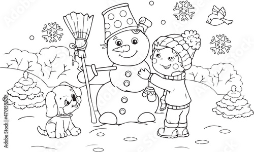 Christmas coloring pages for kids