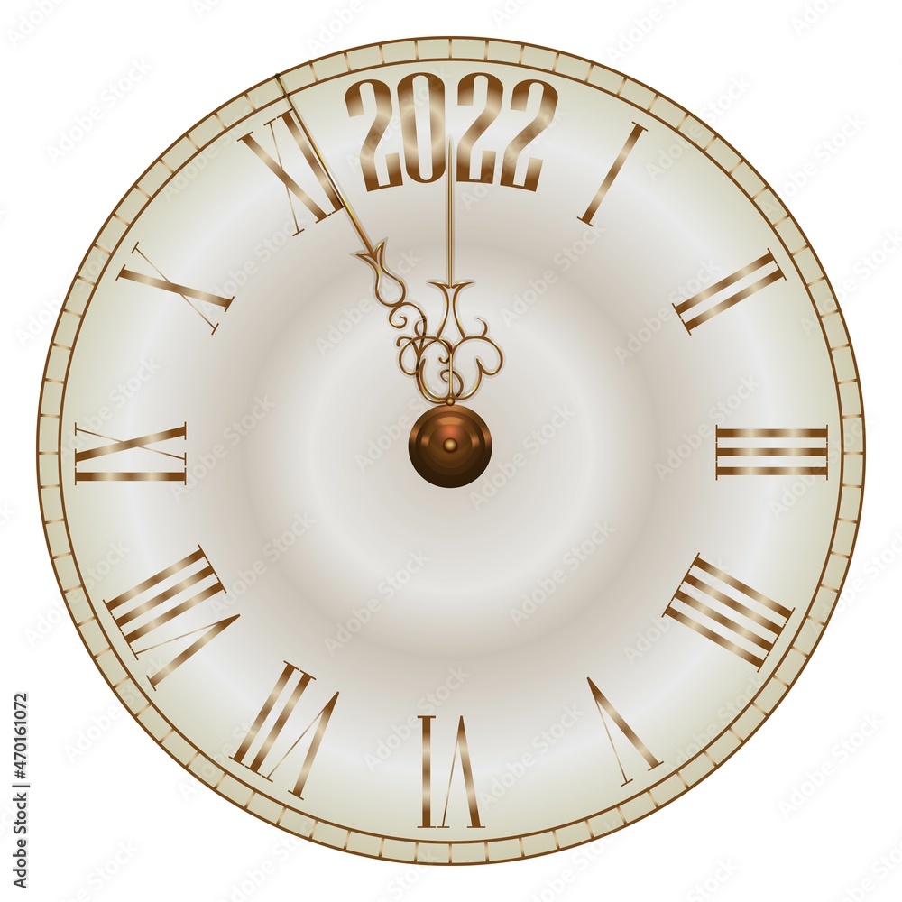 New Year Clock 2022