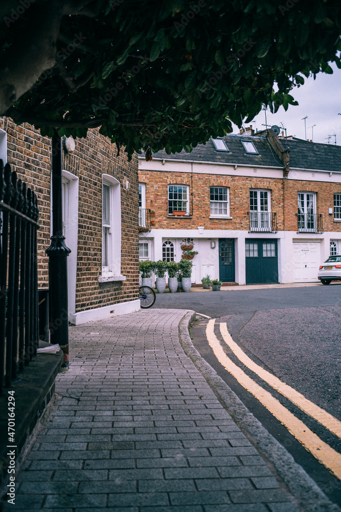 London street in Notting hill