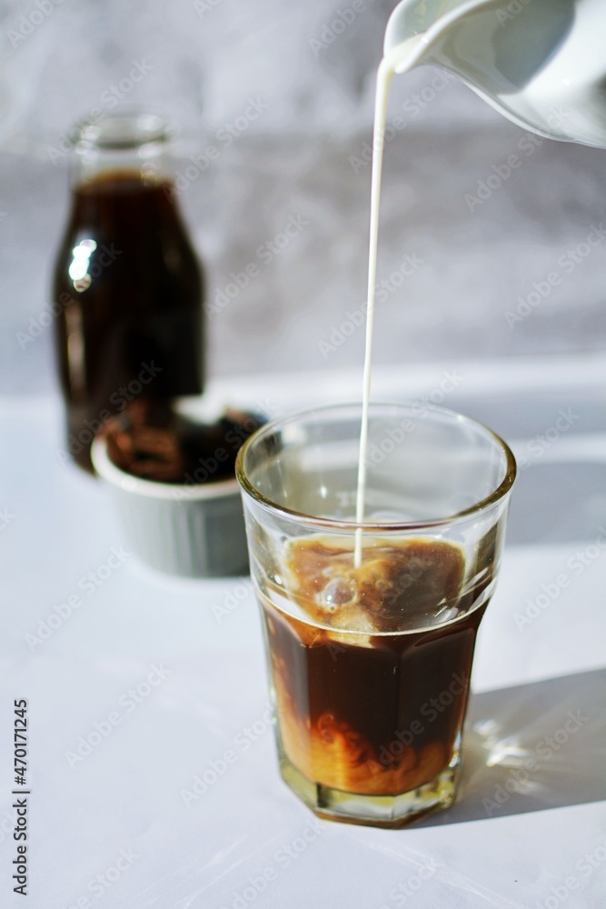 Mrożona kawa z mlekiem Mrożona kawa z mlekiem