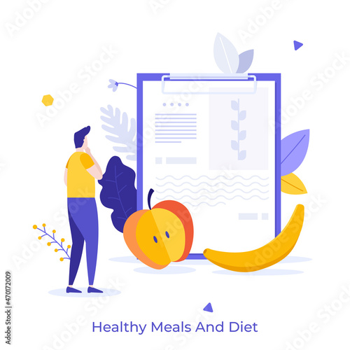 Vector Business Concept With Character