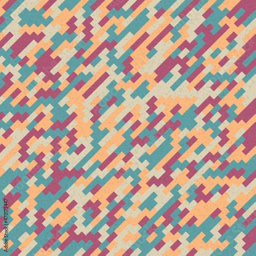 Abstract Geometric Pattern generative computational art illustration