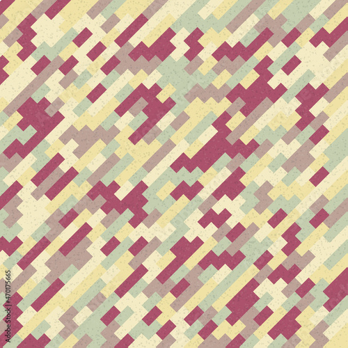 Abstract Geometric Pattern generative computational art illustration