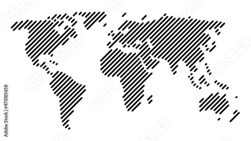 world map illustration
