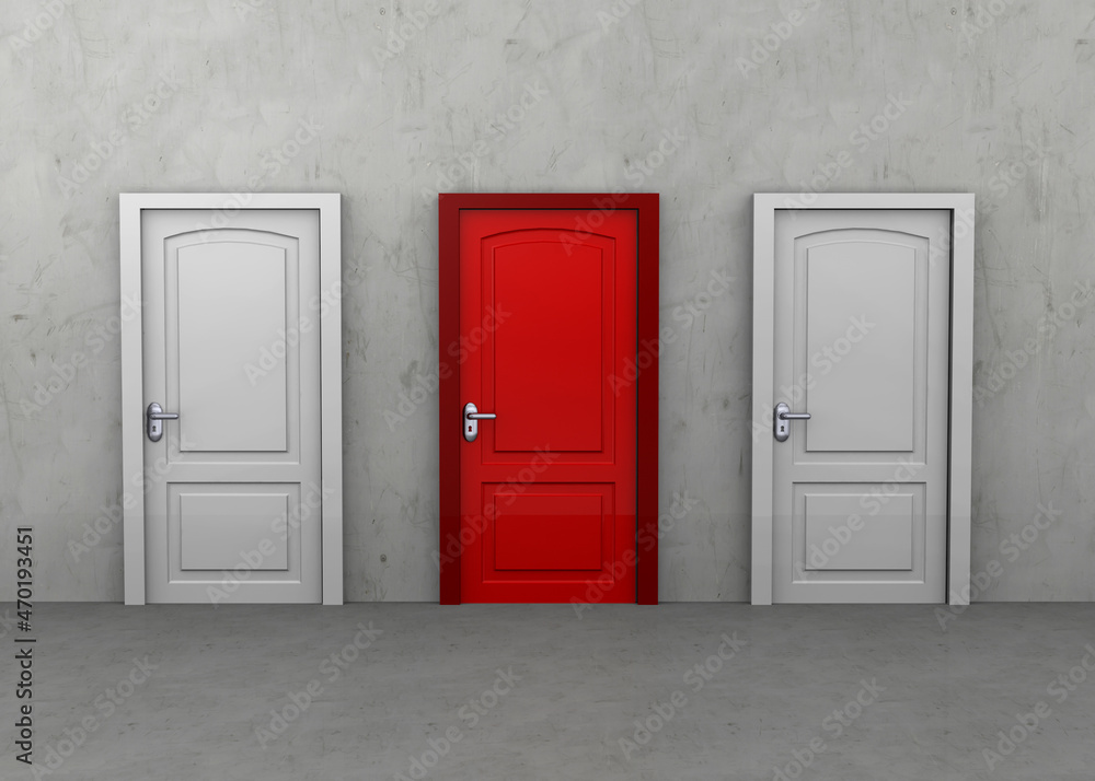 Choosing a Door - 3D Choosing a Door - 3D