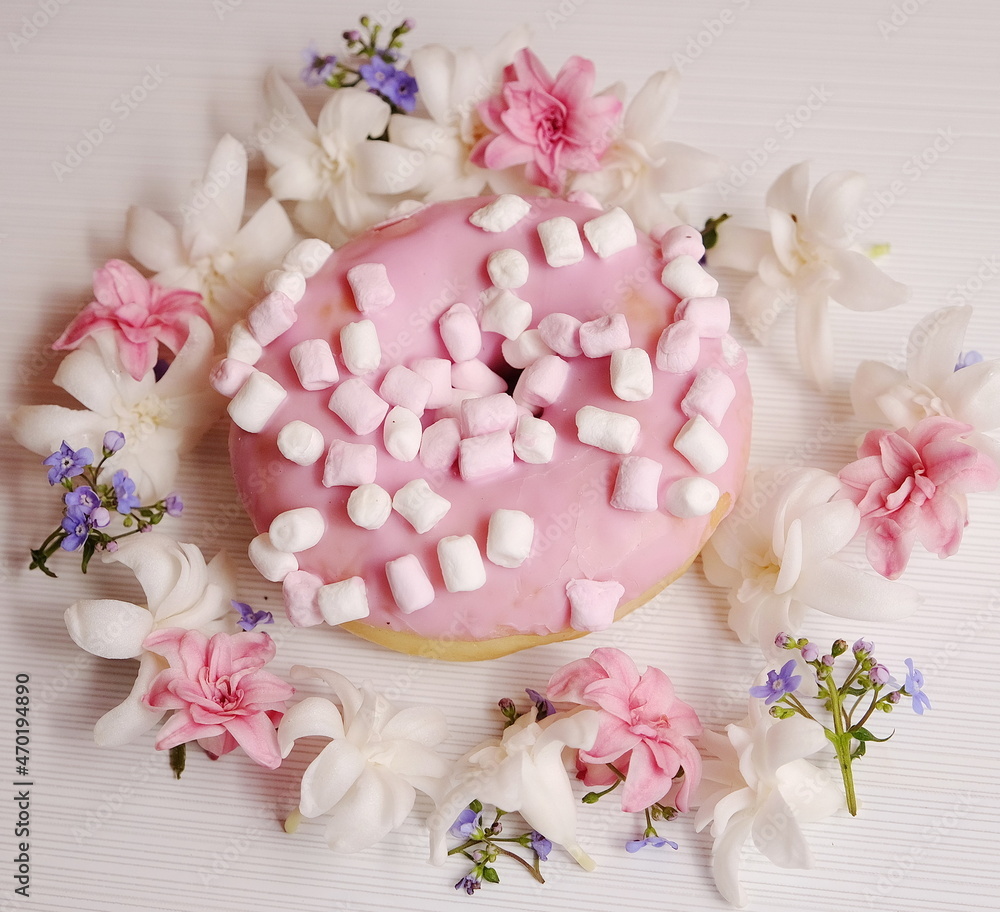 cake with pink icing cake with pink icing