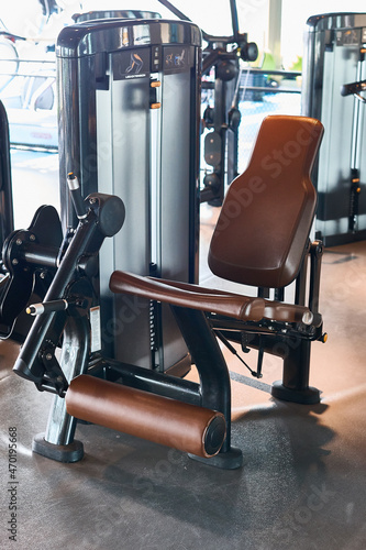sports equipment without people, indoors